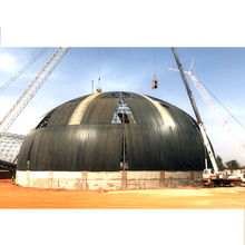 LF Steel Structure Space Frame Roof Construction Dome Clinker Silo Coal Storage Shed Design